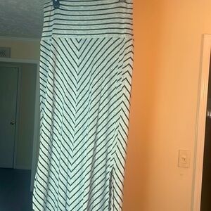 Striped Maxi Skirt